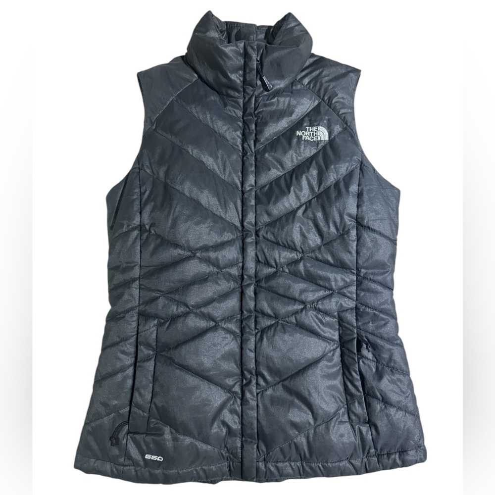 The North Face Aconcagua 550 Fill Goose Down Puffer Vest Small Black